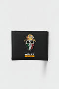 Ariat Men's Bifold Mexican Workman Black Wallet