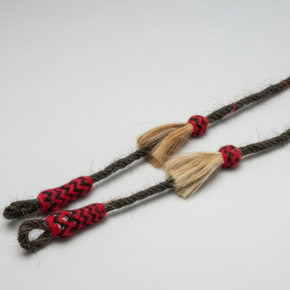 Riendas con cerda natural de caballo/ Reins made from Horsehair
