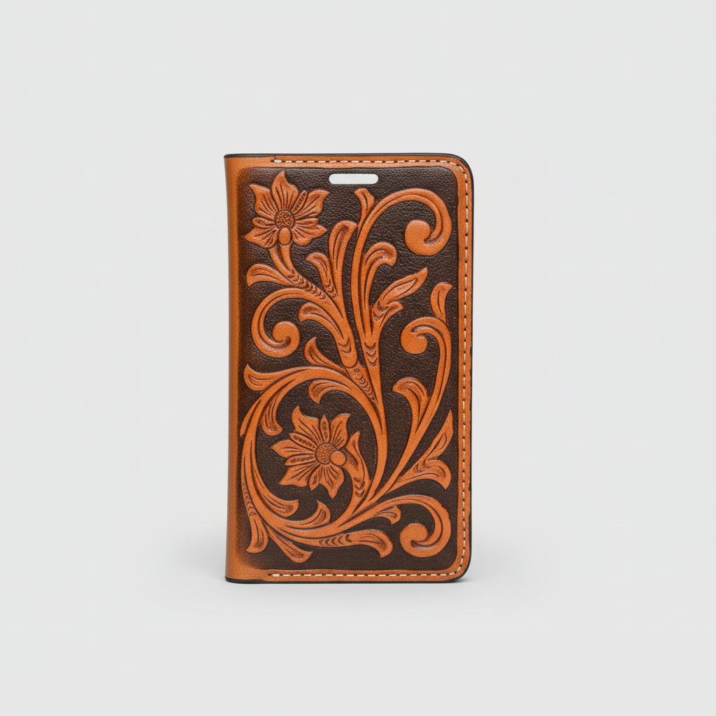 Slim Fit Leather Cell Phone Wallet Case- Galaxy S4