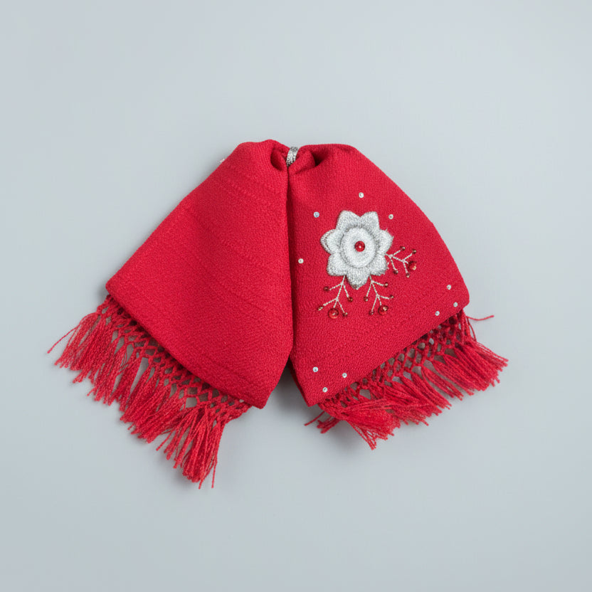 Moño charro with fringe
