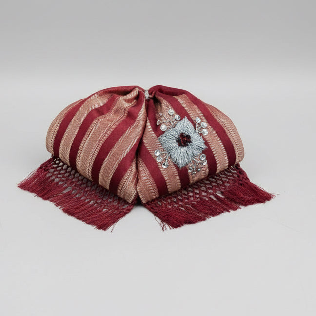 Moño charro with fringe