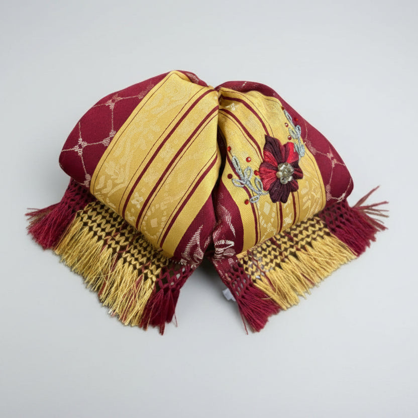 Moño charro with fringe