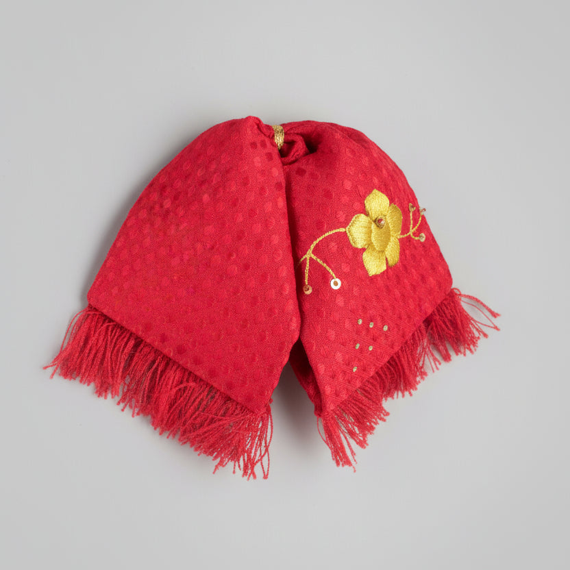 Moño charro with fringe