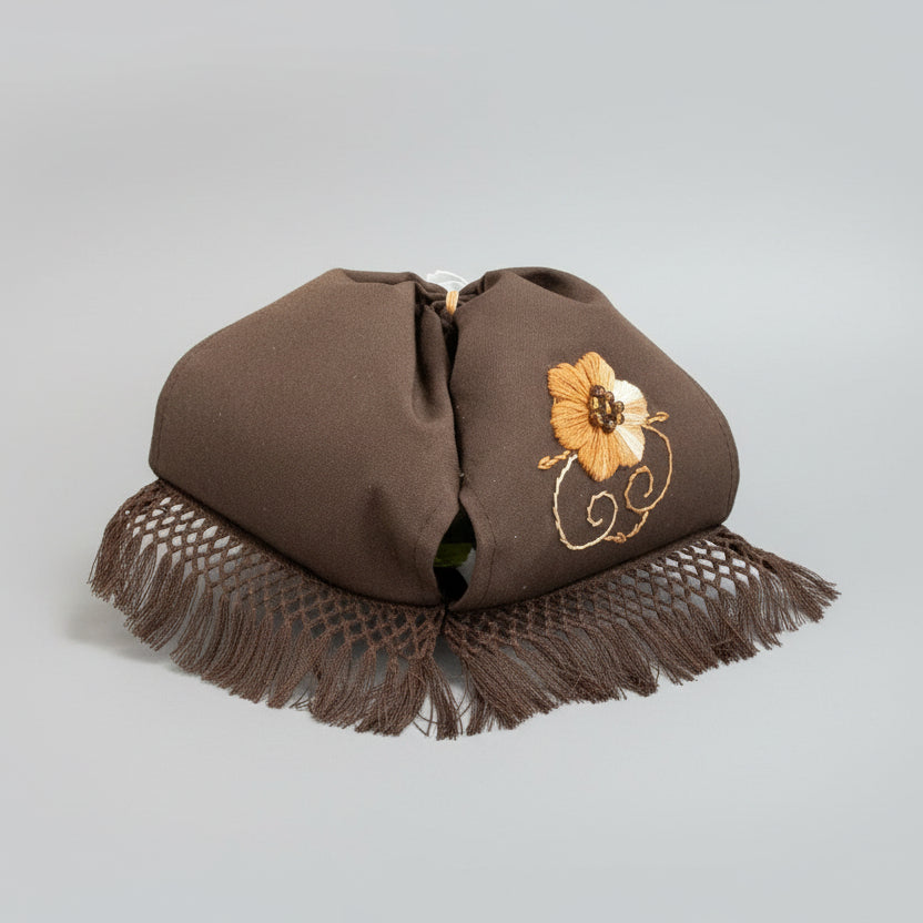 Moño charro with fringe