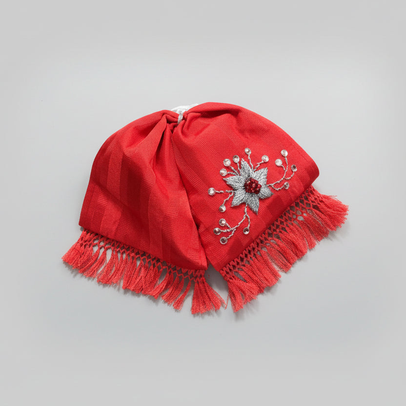 Moño charro with fringe