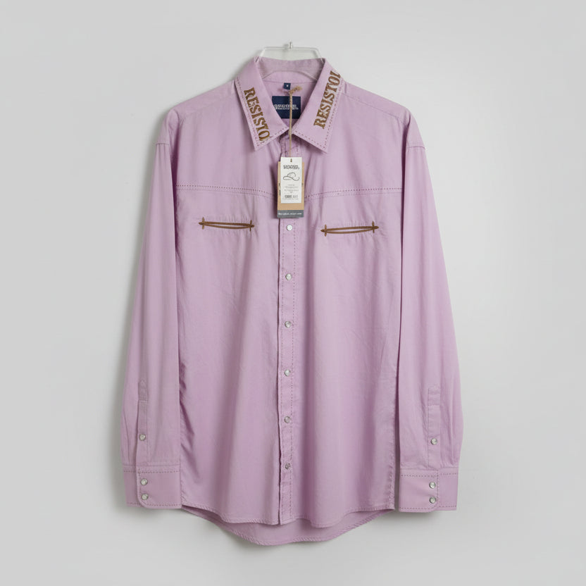 Resistol Button Down purple